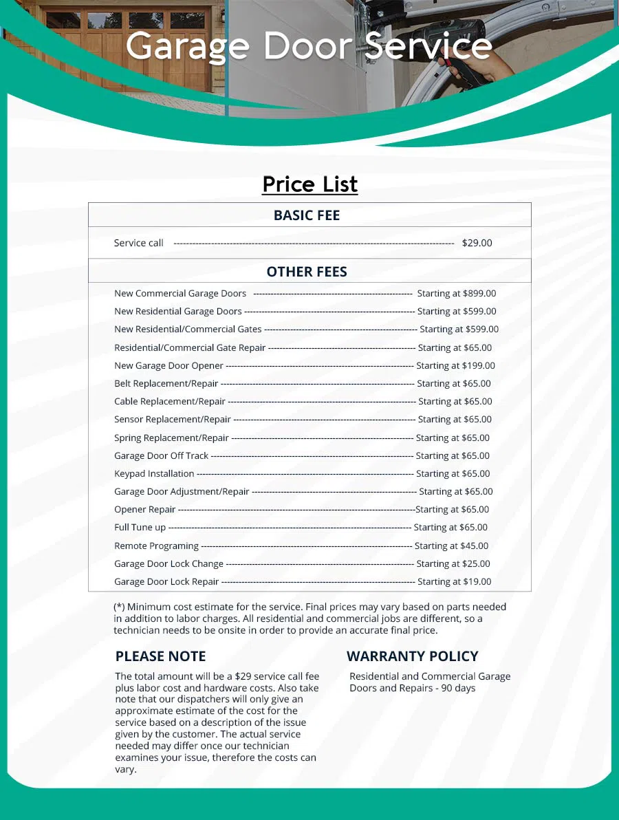 Central Garage Doors Jacksonville, FL 904-601-5862